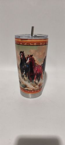 Digital Printing Halloween Cup With Straw