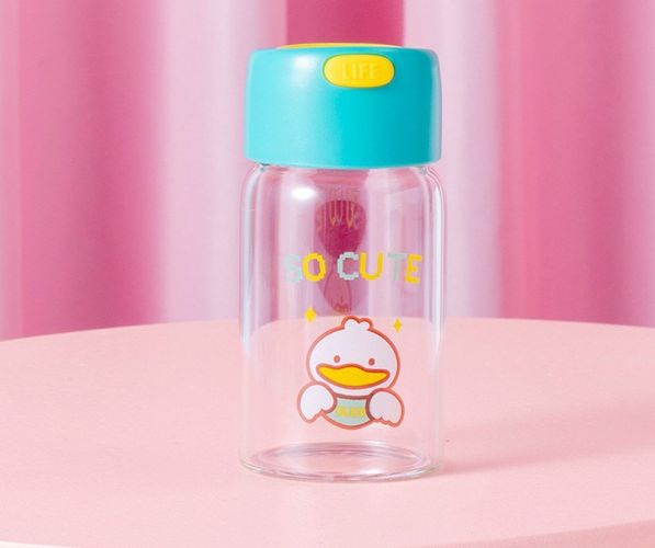 New Glass High Borosilicate Portable Female Cute Mini
