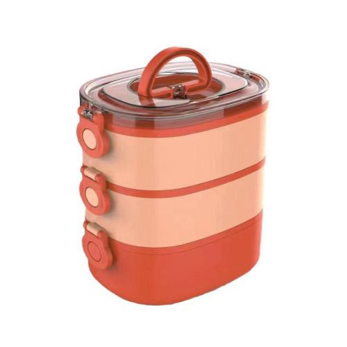 Stainless Steel Large Capacity Portable Multi-layer Insulated Lunch Box