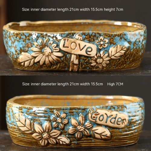 Large Succulent Flower Pot Ceramic