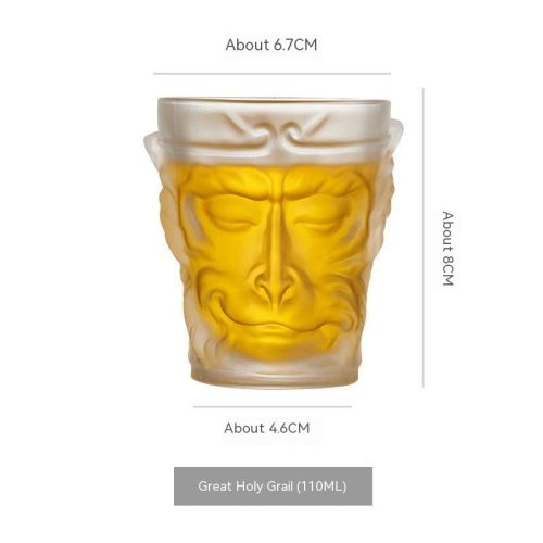 Large Capacity Master Cup Crystal Glass Kung Fu
