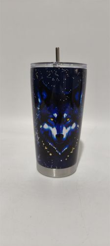 Digital Printing Halloween Cup With Straw