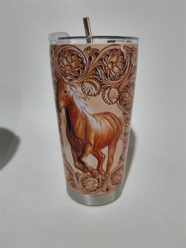 Digital Printing Halloween Cup With Straw