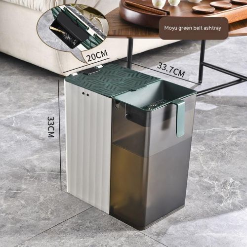 Dry Wet Separation Filter Tea Dust Residue Trash Can With Lid
