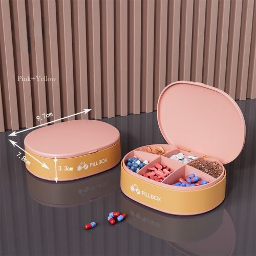 Pill Case Portable Small Weekly Travel Pill Organizer Portable Pocket Pill Box Pill Case For Tablets 6 Gird Medicine Pill's Organizer Drug Capsule Pla Pill Case Portable Small Weekly Travel Pill Organizer Portable Pocket Pill Box Pill Case For Tablets 6 Gird Medicine Pill's Organizer Drug Capsule Pla