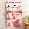 Cotton And Linen Fabric Storage Wall-mounted Storage Bag