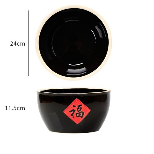 Chicken Ceramic Container Tableware Hot Pot Seasoning Basin