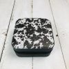 Zipper Printed Jewelry Box Easy To Carry
